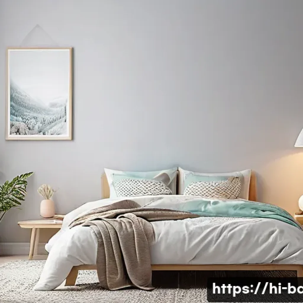 아기 잘 재우는 환경 만들기 - A cozy children’s bedroom designed for ideal sleep conditions, featuring a medium-firm mattress and ...