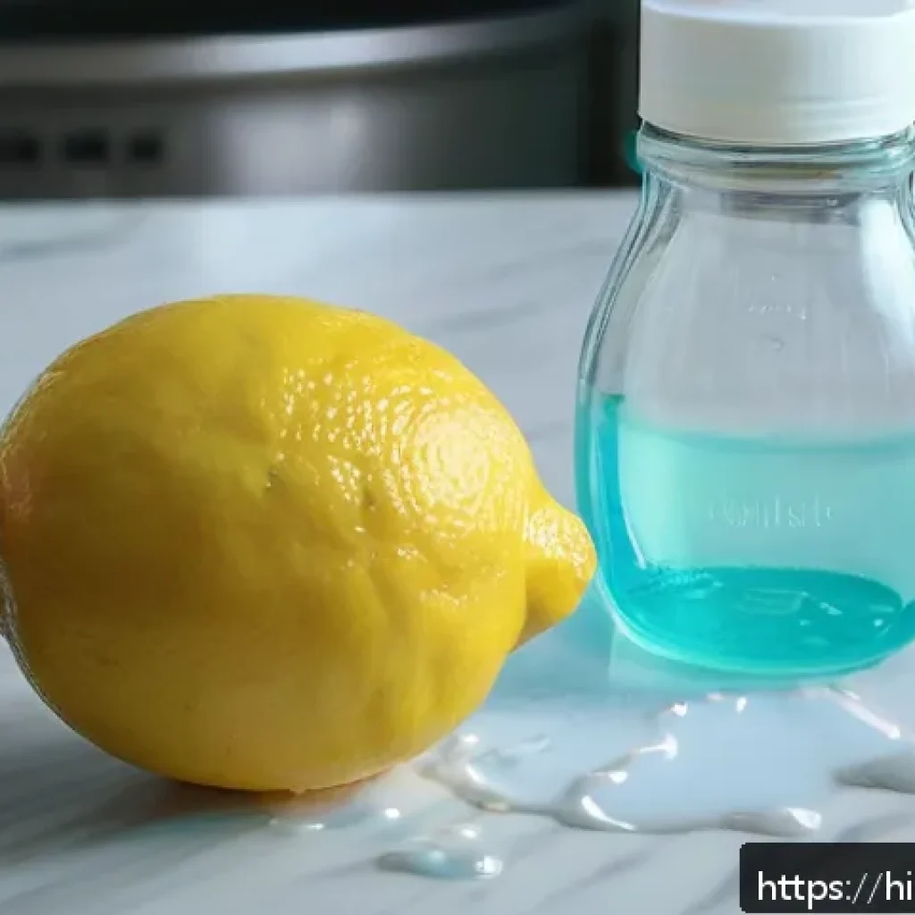 아기 젖병 소독 방법 - A bright, clean kitchen scene showing a person’s hands cleaning a baby bottle using a soft, flexible...